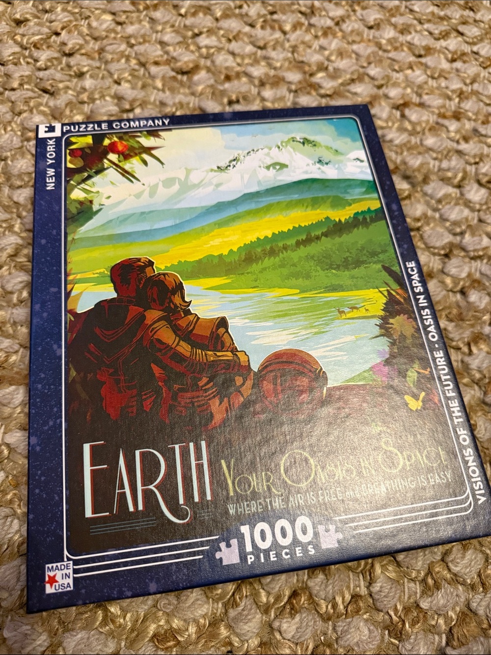"Earth" 1000-Piece Jigsaw Puzzle - Blue